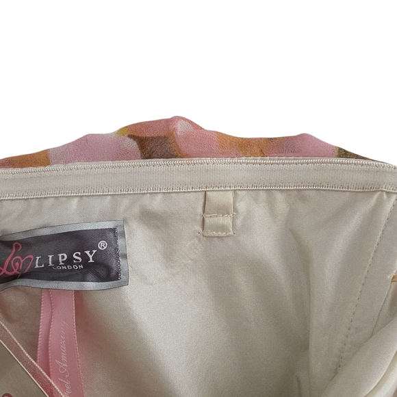 Lipsy London Floral Tube Dress Ruffles Size 4 New - Picture 12 of 15